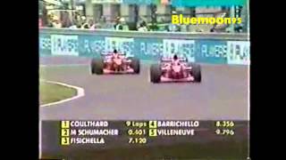 Coulthard vs M Schumacher [upl. by Oiceladni]