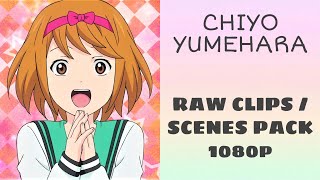 Chiyo Yumehara RAW clipsscenes pack 1080p  Saiki K [upl. by Oeht]