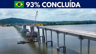 A Maior Ponte do Brasil em Cima do Rio em Construção [upl. by Avat]