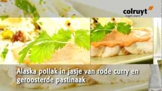 Alaska pollak in jasje van rode curry [upl. by Philipp]