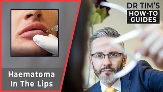 How To Diagnose Manage amp Avoid A Haematoma In The Lips [upl. by Etteve]