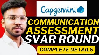 Capgemini Communication Assessment Test 2024  SVAR ROUND🔥 [upl. by Neukam]