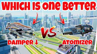 WR🔥NerfDamper VS Atomizer Weapon Comparisons WAR ROBOTS [upl. by Darrej816]