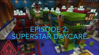 My Minecraft Mega Pizzaplex Map Ep2 The Superstar Daycare and Fazbear Theater [upl. by Josee]