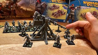 Creating a proxy Bretonnian Trebuchet for Old World using 3D printed models and kit bashed crew [upl. by Victorie764]