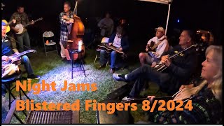 Night Jams at Blistered Fingers Bluegrass Festival [upl. by Foss]