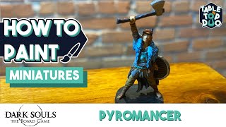 How To Paint the Pyromancer Dark Souls the Board Game Miniature Painting Tutorial [upl. by Ynoep938]