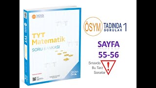 345 TYT MATEMATÄ°K SAYFA 55 56 SAYI BASAMAKLARI Ã–SYM TADINDA TEST 1 [upl. by Ellswerth152]