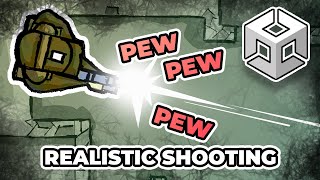 Unity Tutorial Realistic Shooting using Raycasting [upl. by Linnie377]