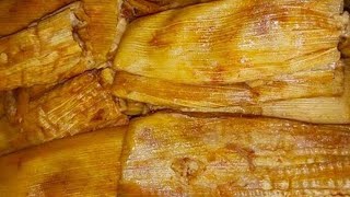 COMO HACER TAMALES DE PUERCO EN SALSA ROJA MUY RICOS [upl. by Eelrahs127]