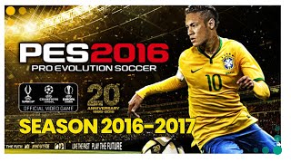 PES 2016  Gudpley Patch Season 201617 PC  DOWNLOAD [upl. by Nwahsid983]