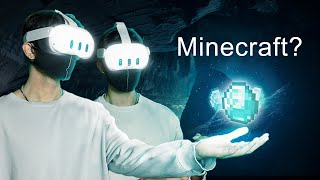 We Spent 48 Hours in VR Minecraft [upl. by Gilson533]