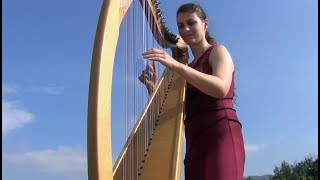 Despacito  Luis Fonsi  Harp cover by Evélina Simon  arpa  harpe [upl. by Esiuol293]