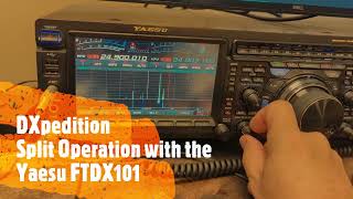 Working a DXPedition Split  5V7RU  Using the Yaesu FTDX101 [upl. by Nitza]