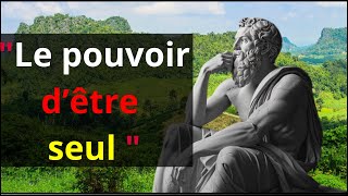 LE POUVOIR Dêtre seul [upl. by Alithea]