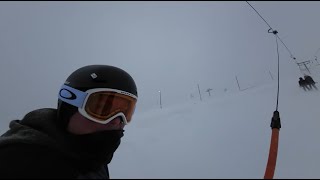 Storm på Hundfjället  Ramlar och fastnar i liften [upl. by Biagio]