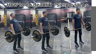 Deadlift demonstration  “Proper form and technique” [upl. by Rao]