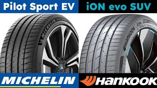 Michelin Pilot Sport EV vs Hankook iON evo SUV [upl. by Kotto]