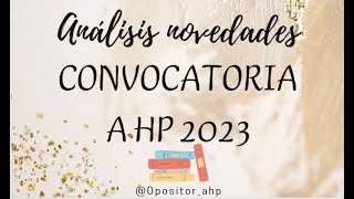 28 Agentes de Hacienda Análisis convocatoria OEP2023 [upl. by Nahtannhoj740]