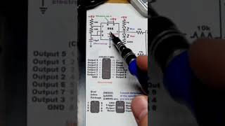 Schematic 5 LED Knight Rider Effect 4017 Decade Counter electronics circuit short [upl. by Algy]