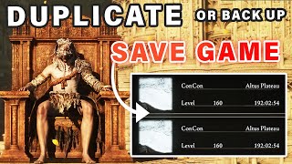 How to Backup SAVE GAME Files or Duplicate Saves ► Elden Ring [upl. by Enobe657]