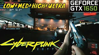 Cyberpunk 2077  GTX 1650  i5 9300h  All Settings 1080p [upl. by Bartlett]