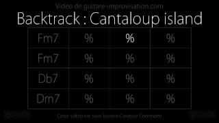 Cantaloupe Island 114bpm  Backing track [upl. by Alleoj382]