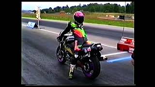 1994 World Record 14 mile riding backwards [upl. by Barn]