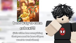 how to work in fiesta mexican grill 😍 earn a lottt of robux out of it [upl. by Hampton]