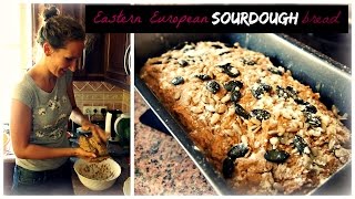 Sourdough Bread 101 Part 2 Eastern European Recipe with Rye and Sunflower Seeds  VitaLivesFree [upl. by Ardekahs725]