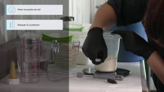 Préparation du lait pour lallaitement artificiel [upl. by Asiel]