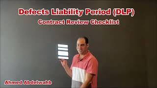 Contract Review Checklist DLP فترة الضمان والصيانة [upl. by Lorilee534]