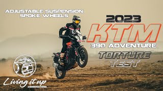 2023 KTM 390 Adventure  Spoke Wheel Review  390 Adventure X Tested  Sagar Sheldekar Official [upl. by Gerladina]