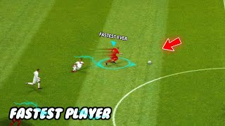 Fastest Player in eFootball History 😱  eFootball 24 [upl. by Latrice112]