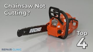 Top Reasons Chainsaw Not Cutting — Chainsaw Troubleshooting [upl. by Ayatnohs399]