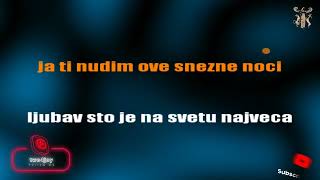 Rekla si mi da ne voliš zimu  Karaoke version with lyrics [upl. by Jillayne361]