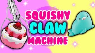 SQUISHY CLAW MACHINE CHALLENGE [upl. by Reidid]