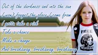 Avril Lavigne  Breakaway Lyric Video [upl. by Salvador903]