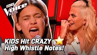 AMAZING High Notes on The Voice Kids 😱 [upl. by Bazar448]