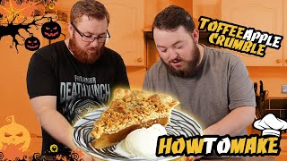 How to Make Toffee Apple Crumble  Best Dessert EVER  Obsessed Kitchen [upl. by Issak]