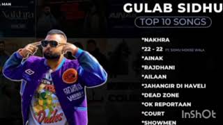 Gulab Sidhu top 10 Songs 2023   Bass Boosted  Latest Punjabi song 2023 Gulab Sidhu  Remix Songs [upl. by Cohette994]