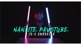 Nanlite Pavotube 15c Unboxing and review [upl. by Lletnuahs]