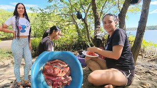 una rica carne asada en enmedio de la naturaleza [upl. by Ramiah]