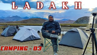 Ladakh Camping  03হানলে গিয়ে Tent খাটালাম2024 Ladakh Bike Ride amp Camping VideoRiderjyoti [upl. by Pontias]