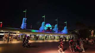 Disneys California Adventure Entrance  Halloween with Oogie Boogie [upl. by Whitnell]