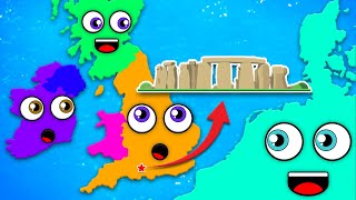 Explore Stonehenge A Historic Monument In England  Geography Songs For Kids  KLT Geography [upl. by Orecic]