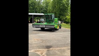 SLC Farms is going live from the hayfield Raking and bailing crabgrass hay [upl. by Mairim900]