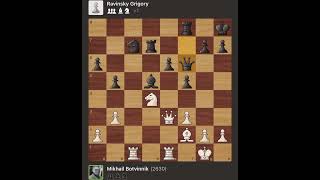 Mikhail Botvinnik vs Ravinsky Grigory • URS Championship 1944 [upl. by Idissac]