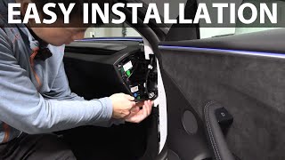 How to install OBD adapter and S3XY buttons in Tesla Model 3 Highland [upl. by Luckin]