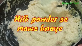 Milk powder se mawa kaise bnayehow to make mawamagicalfood [upl. by Howey894]